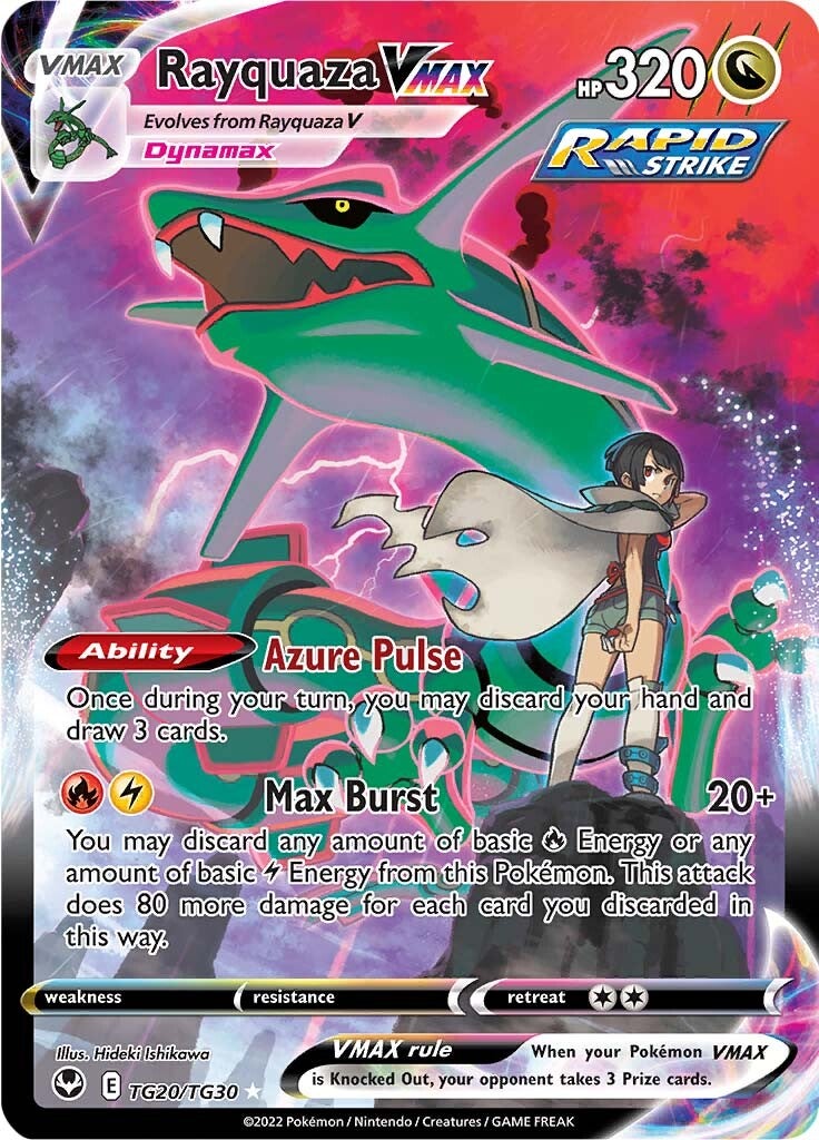 Rayquaza VMAX (TG20/TG30) [Sword & Shield: Silver Tempest] | Silver Goblin