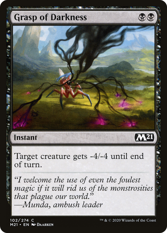 Grasp of Darkness [Core Set 2021] Foil