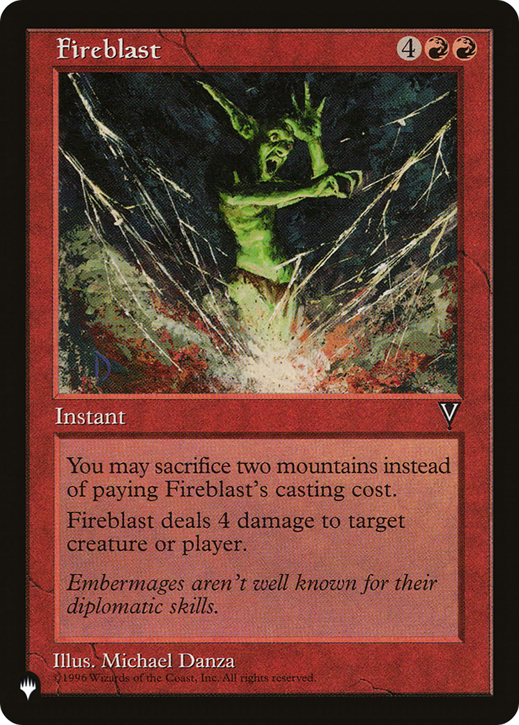 Fireblast [The List Reprints] | Silver Goblin