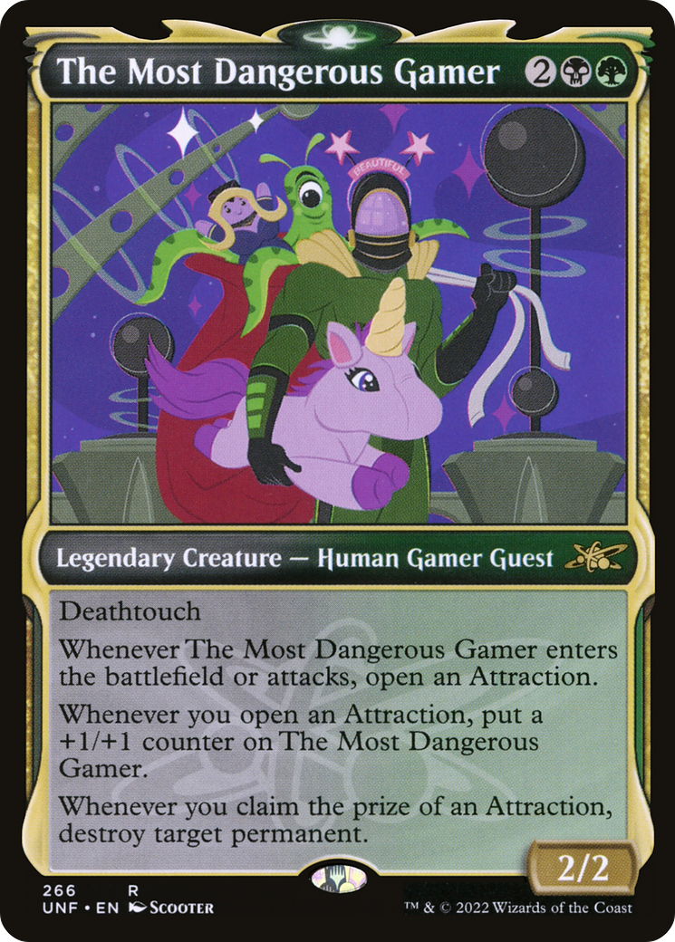 The Most Dangerous Gamer (Showcase) [Unfinity] Foil