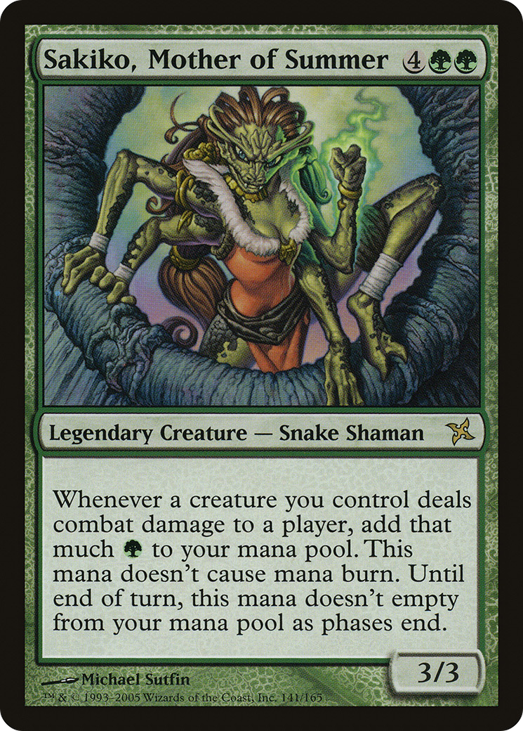 Sakiko, Mother of Summer [Betrayers of Kamigawa] Foil