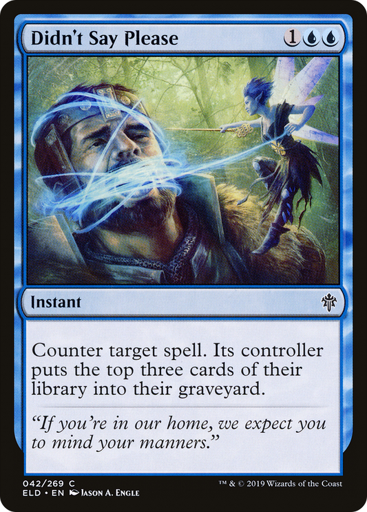 Didn't Say Please [Throne of Eldraine] Foil