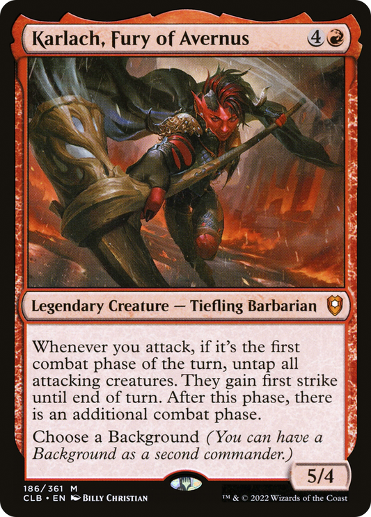 Karlach, Fury of Avernus [Commander Legends: Battle for Baldur's Gate] Foil