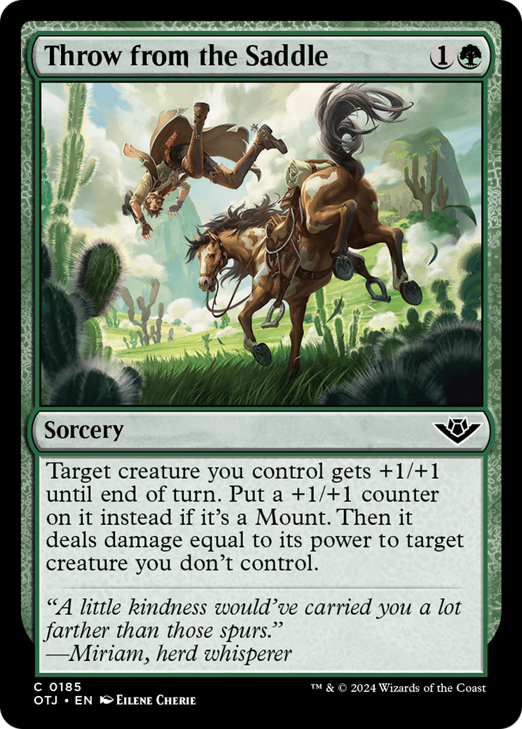 Throw from the Saddle (185)