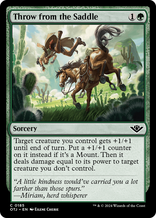 Throw from the Saddle (185)