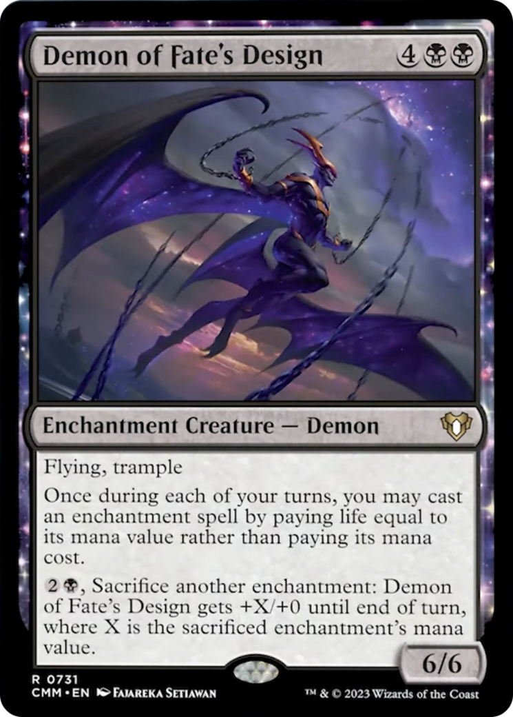Demon of Fate's Design [Commander Masters] | Silver Goblin