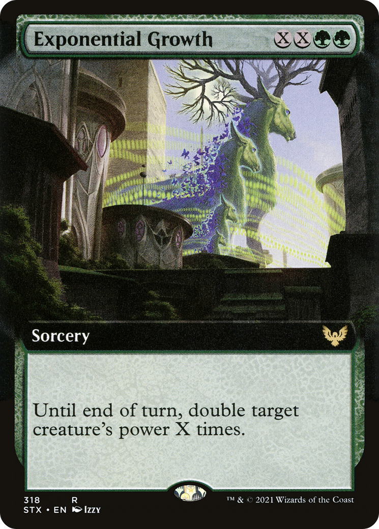 Exponential Growth (Extended Art) [Strixhaven: School of Mages] Foil