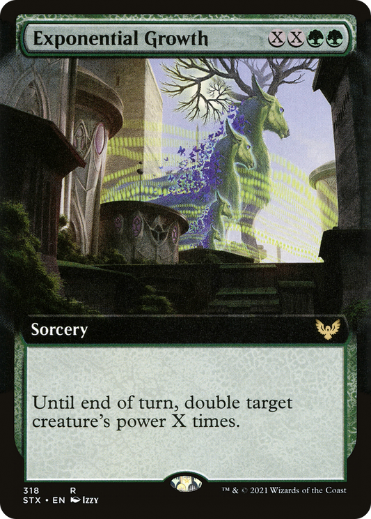Exponential Growth (Extended Art) [Strixhaven: School of Mages] Foil