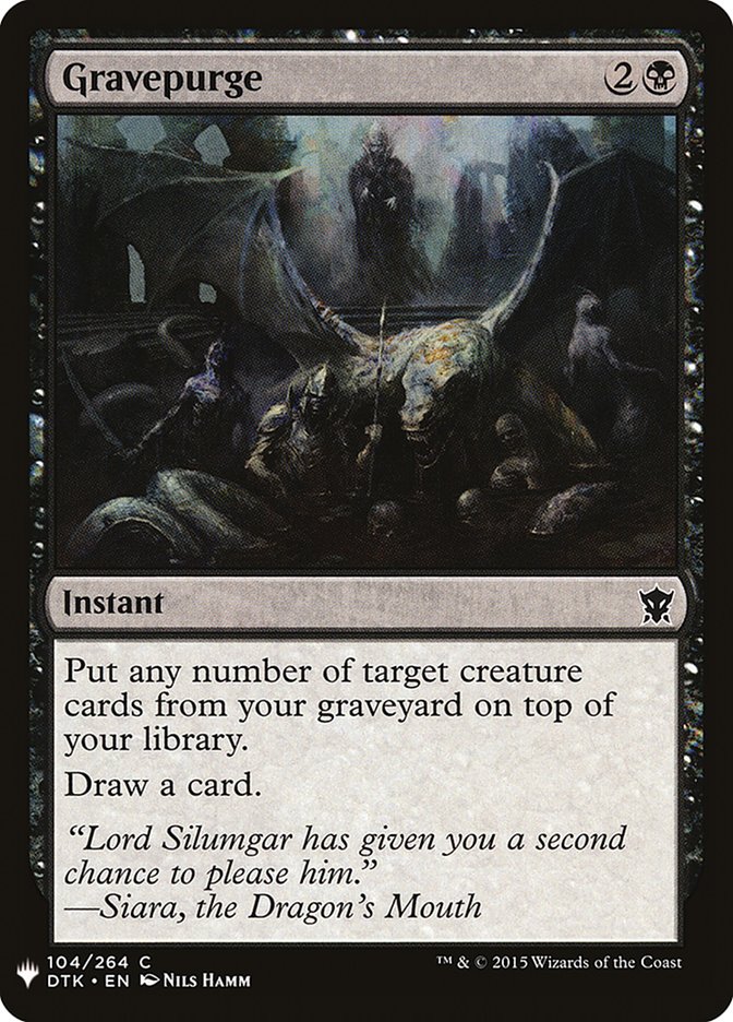 Gravepurge [Mystery Booster] | Silver Goblin