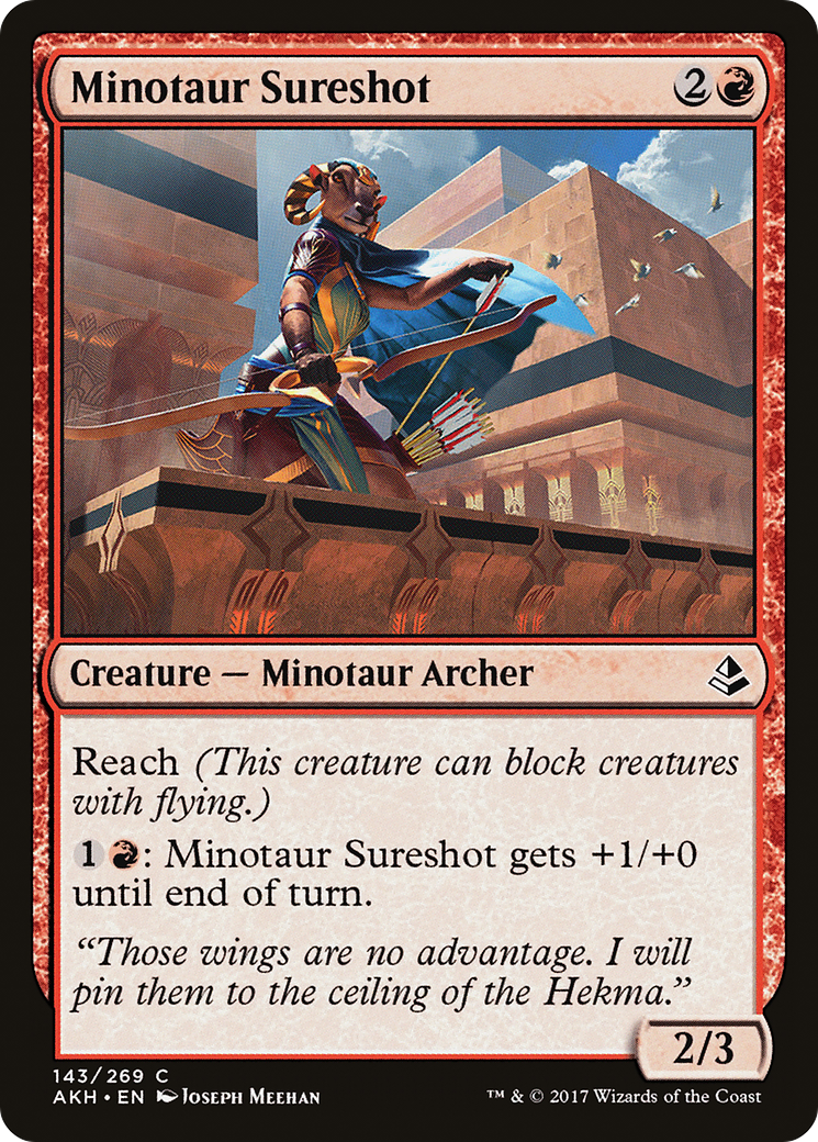 Minotaur Sureshot [Amonkhet] | Silver Goblin