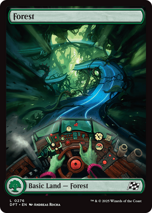 Forest (0276) Foil (276) - Aetherdrift