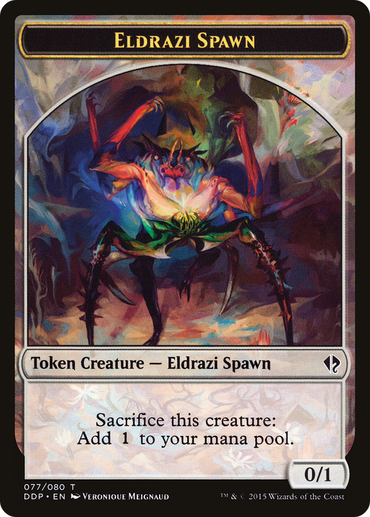 Eldrazi Spawn Token (077/080) [Duel Decks: Zendikar vs. Eldrazi]