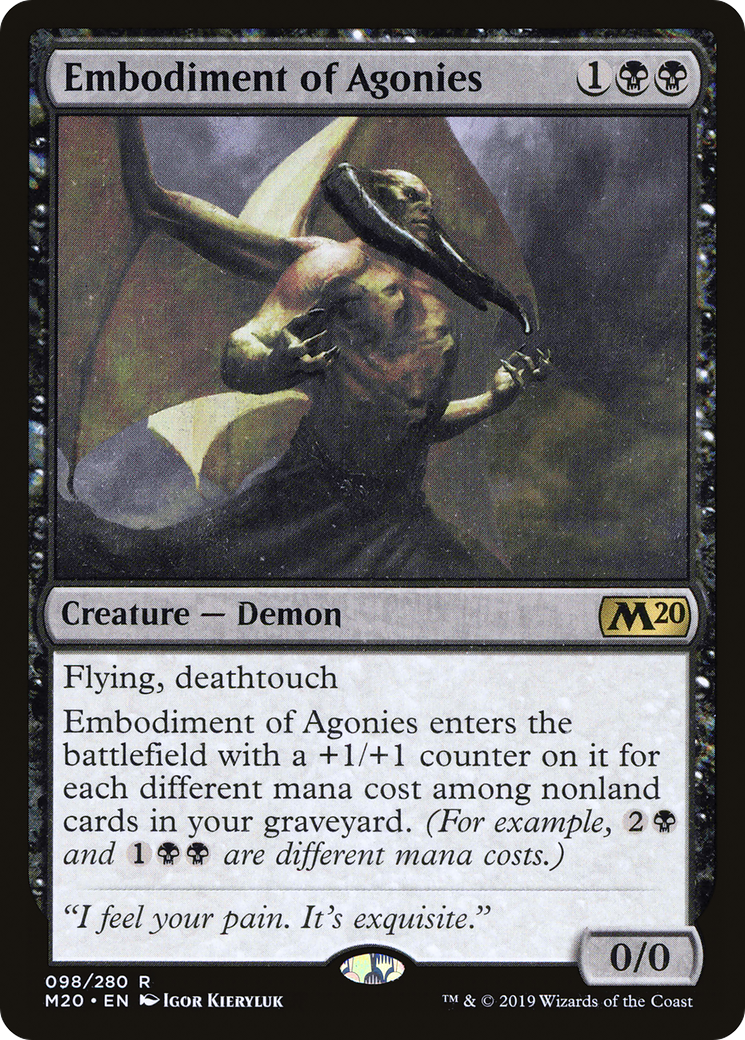 Embodiment of Agonies [Core Set 2020] Foil