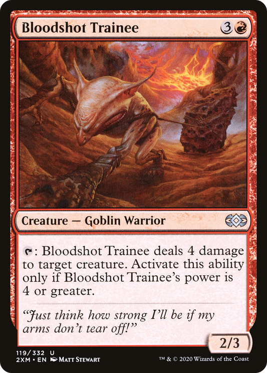 Bloodshot Trainee [Double Masters] Foil