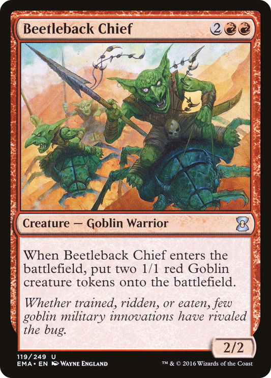 Beetleback Chief (119) Foil - Eternal Masters