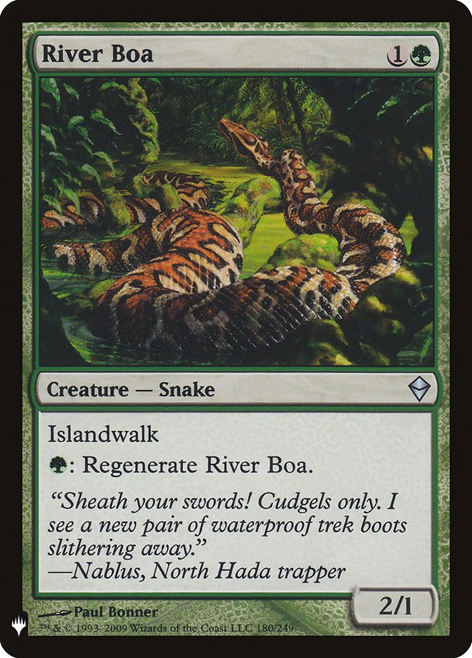 River Boa [Mystery Booster] | Silver Goblin