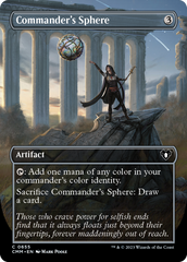 Commander's Sphere (Borderless Alternate Art) [Commander Masters] | Silver Goblin