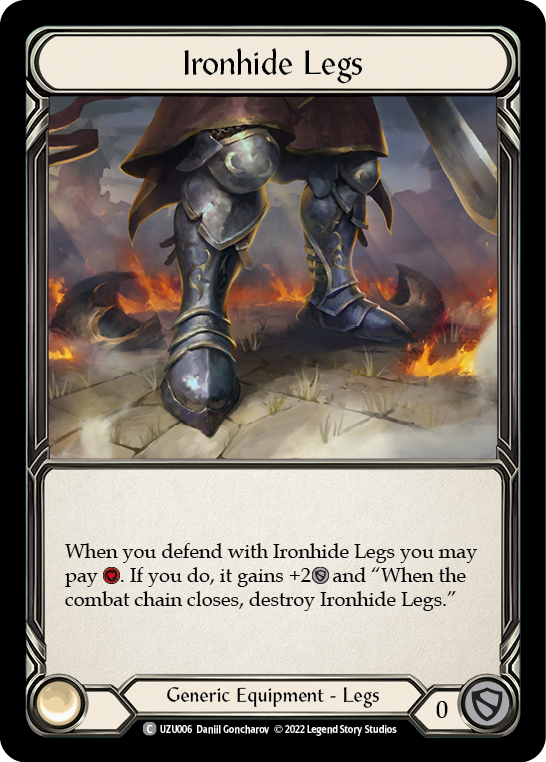 Ironhide Legs [UZU006] (Outsiders Uzuri Blitz Deck) | Silver Goblin