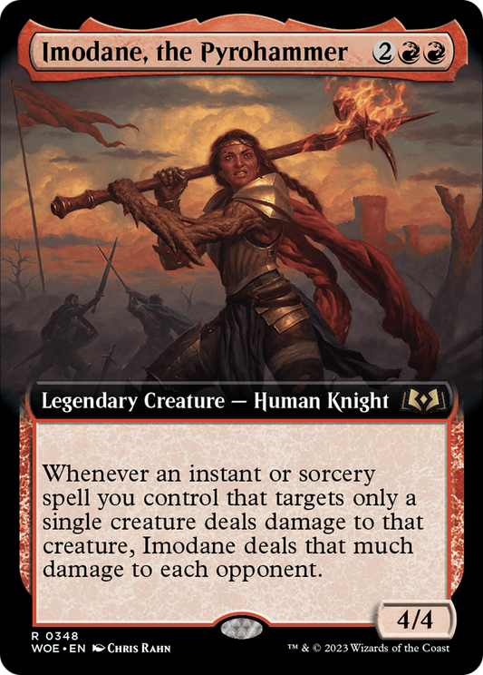 Imodane, the Pyrohammer (Extended Art) [Wilds of Eldraine] Foil