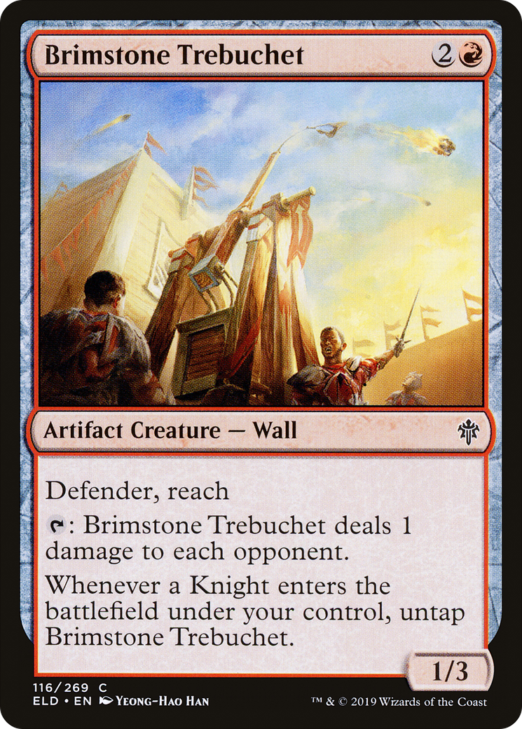 Brimstone Trebuchet [Throne of Eldraine] Foil