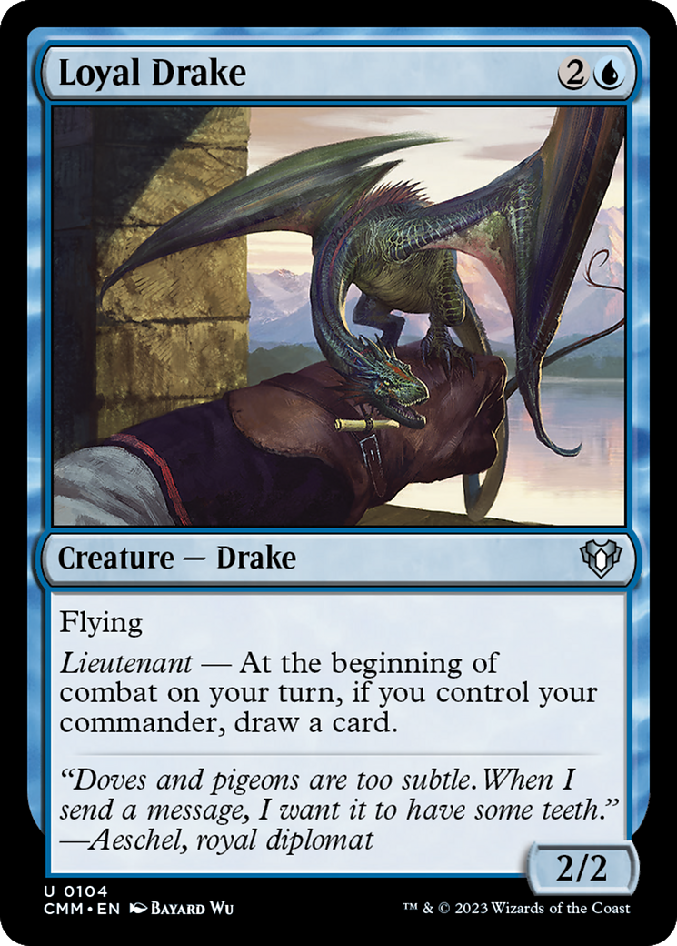 Loyal Drake [Commander Masters] | Silver Goblin