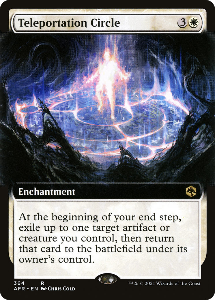 Teleportation Circle (Extended Art) [Dungeons & Dragons: Adventures in the Forgotten Realms] Foil