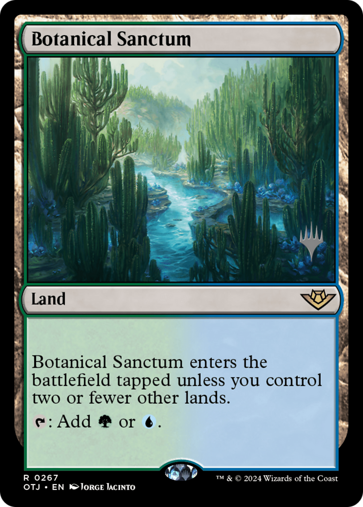 Botanical Sanctum (Promo Pack) [Outlaws of Thunder Junction Promos] | Silver Goblin