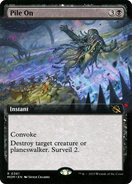 Pile On (Extended Art) [March of the Machine] Foil