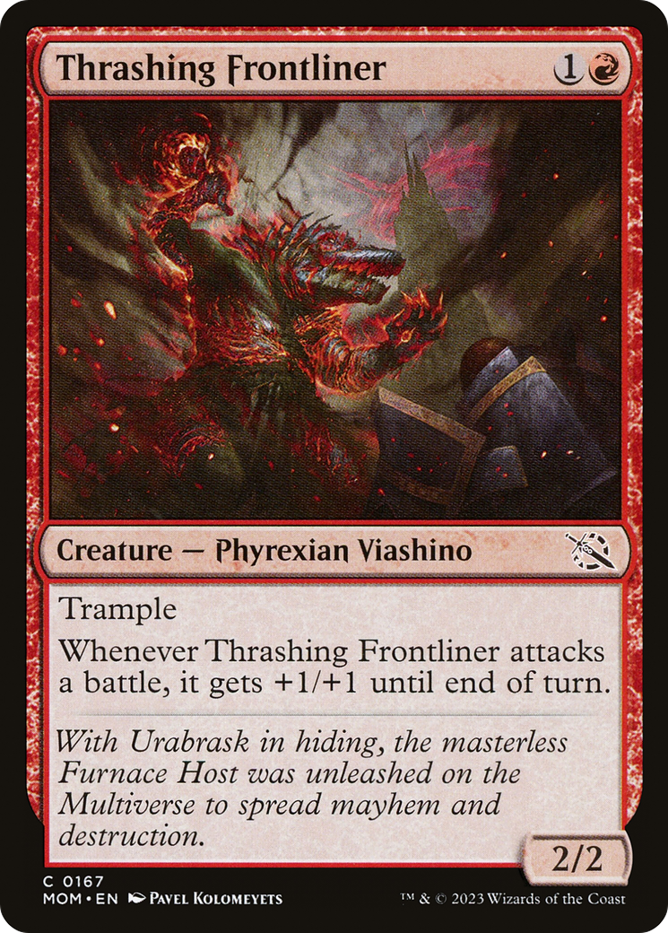 Thrashing Frontliner [March of the Machine] Foil