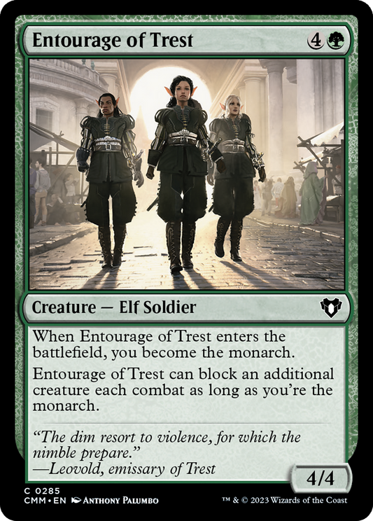 Entourage of Trest [Commander Masters] Foil