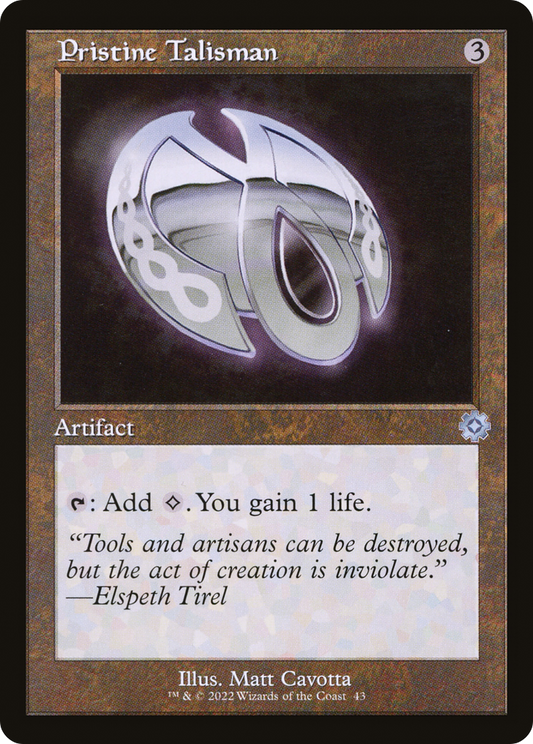 Pristine Talisman (Retro) [The Brothers' War Retro Artifacts] Foil