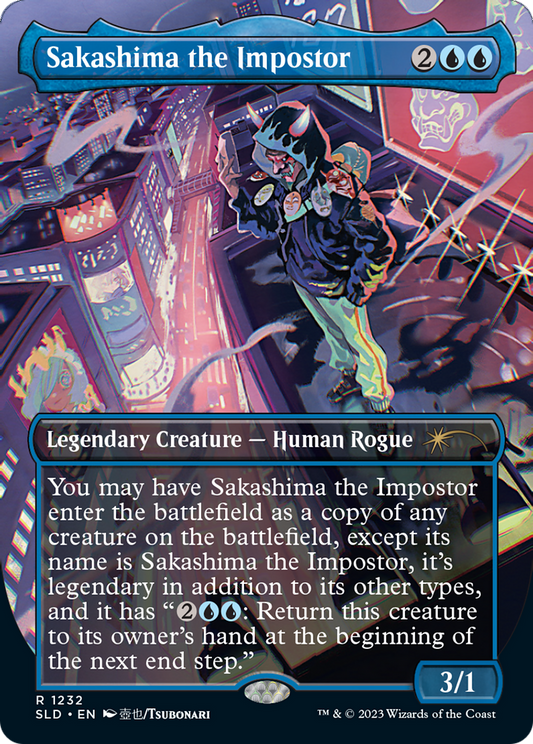 Sakashima the Impostor (Borderless) [Secret Lair Drop Series] Foil