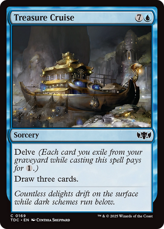 Treasure Cruise (169) - Commander: Tarkir: Dragonstorm