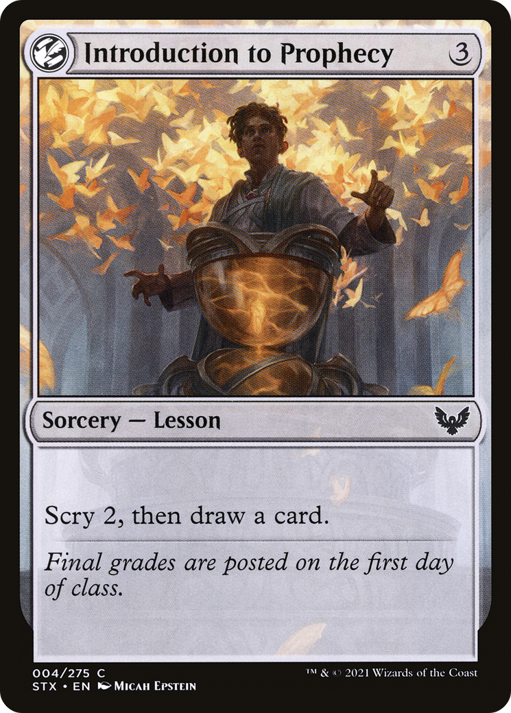 Introduction to Prophecy [Strixhaven: School of Mages] Foil