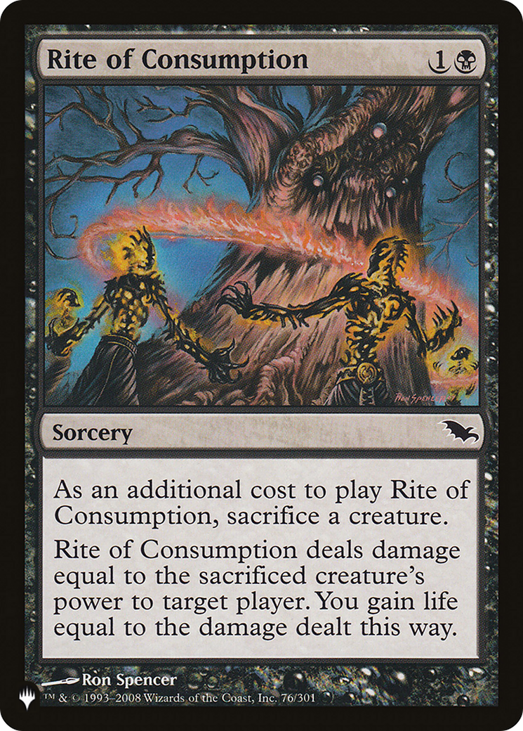 Rite of Consumption [The List Reprints] | Silver Goblin