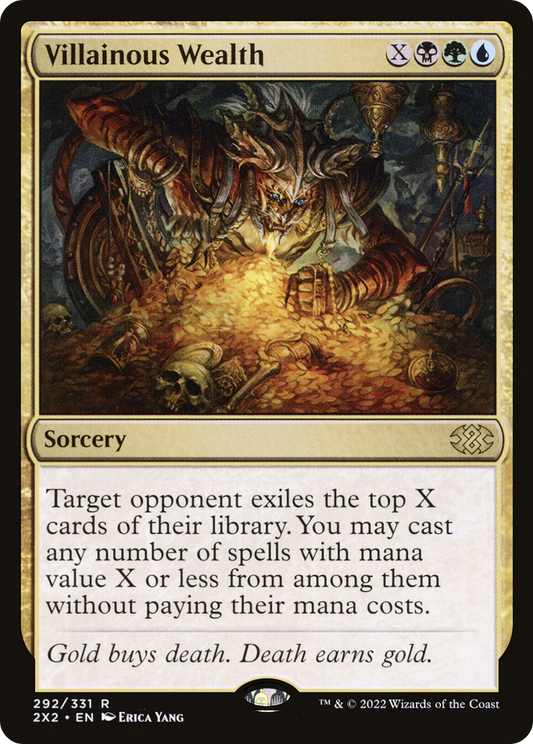 Villainous Wealth [Double Masters 2022] Foil
