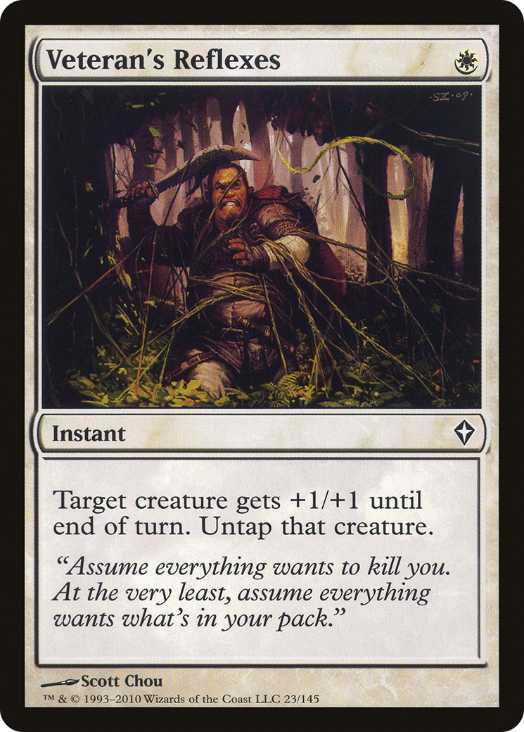 Veteran's Reflexes (023) Foil - Worldwake