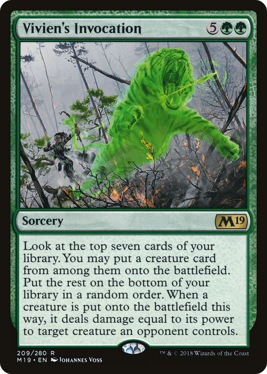 Vivien's Invocation [Core Set 2019] Foil
