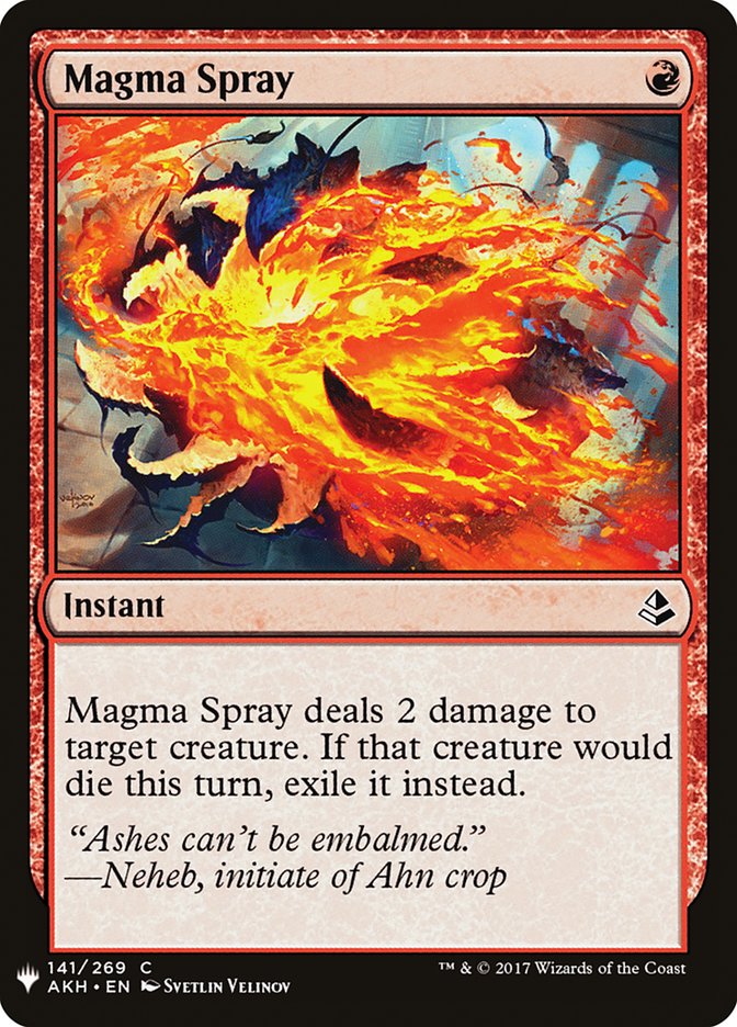 Magma Spray [Mystery Booster] | Silver Goblin