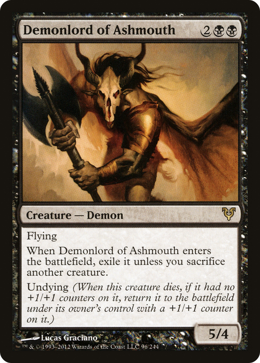Demonlord of Ashmouth [Avacyn Restored] Foil