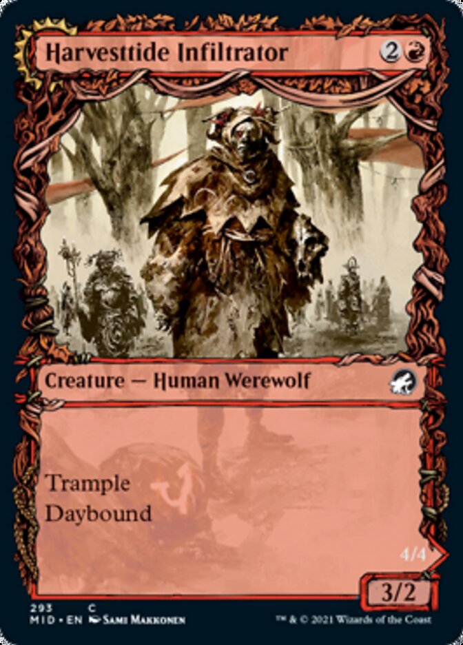 Harvesttide Infiltrator // Harvesttide Assailant (Showcase Equinox) [Innistrad: Midnight Hunt] Foil