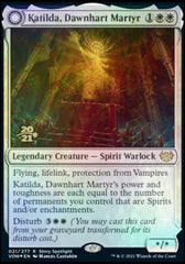 Katilda, Dawnhart Martyr // Katilda's Rising Dawn [Innistrad: Crimson Vow Prerelease Promos] | Silver Goblin