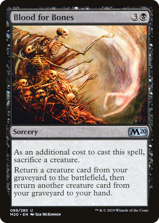 Blood for Bones [Core Set 2020] Foil