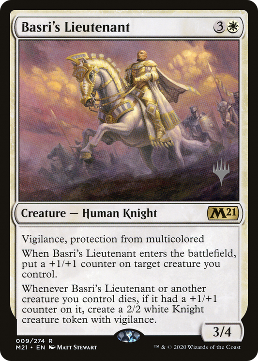Basri's Lieutenant (Promo Pack) [Core Set 2021 Promos] Foil