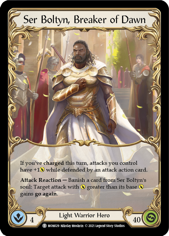 Boltyn // Ser Boltyn, Breaker of Dawn (MON030) 1st Edition  - Monarch