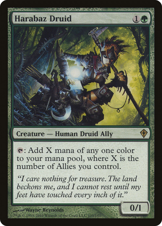 Harabaz Druid [Worldwake] Foil
