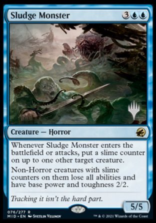 Sludge Monster (Promo Pack) [Innistrad: Midnight Hunt Promos] | Silver Goblin