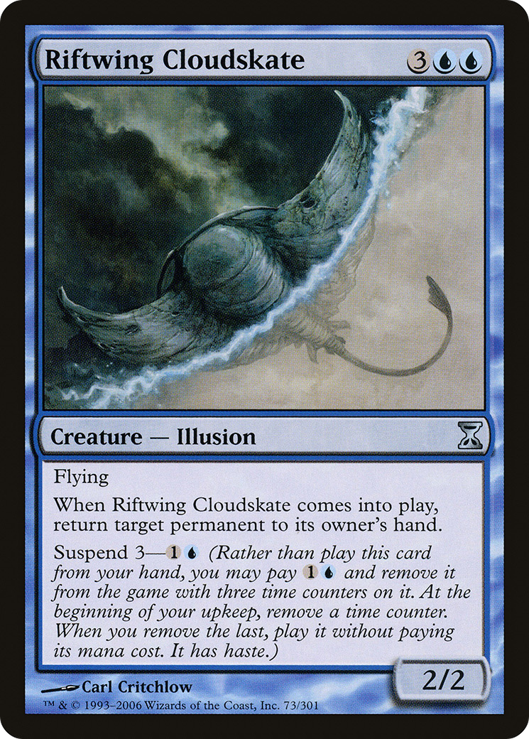 Riftwing Cloudskate (073) Foil - Time Spiral