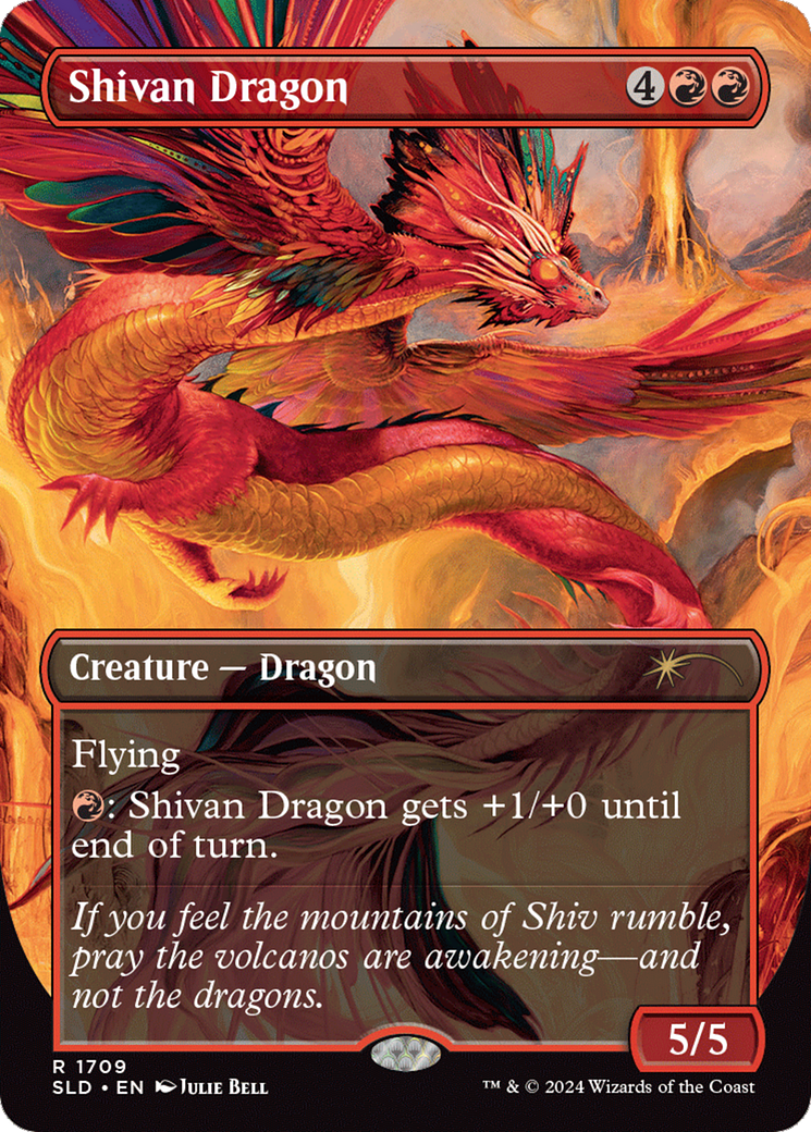 Shivan Dragon (Rainbow Foil) [Secret Lair Drop Series] | Silver Goblin