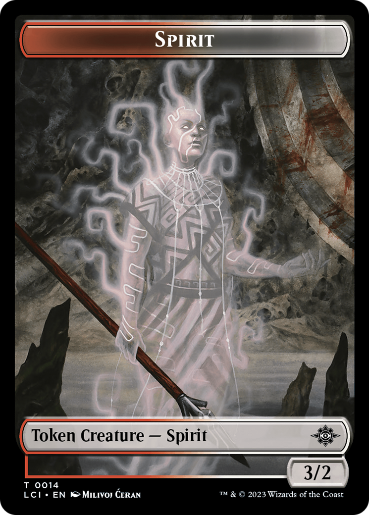 Copy // Spirit Double-Sided Token [The Lost Caverns of Ixalan Tokens] | Silver Goblin